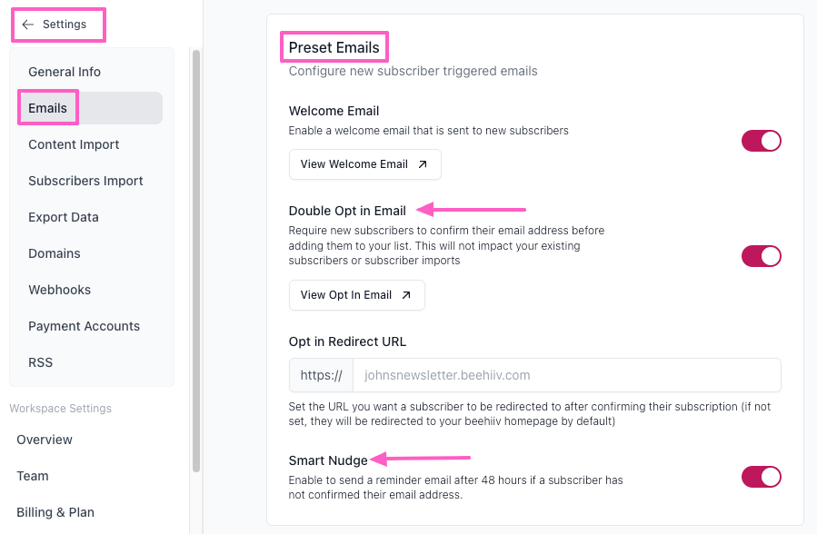Double-opt-in-beehiiv