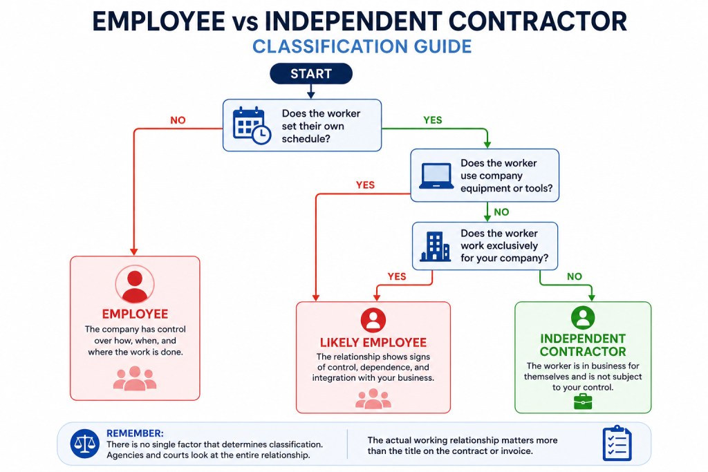 Employee vs Independent Contractor Guide