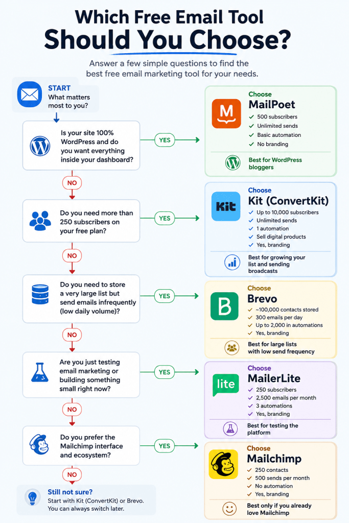 Free Email Tool Decision Guide