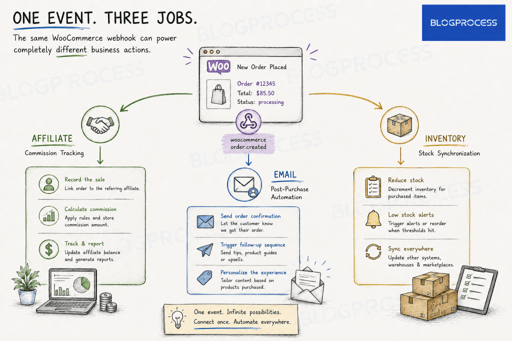 One Event, Three Integrations