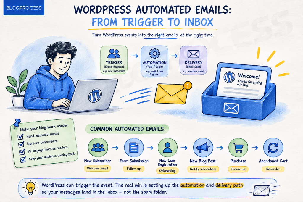 WordPress Email Automation Workflow