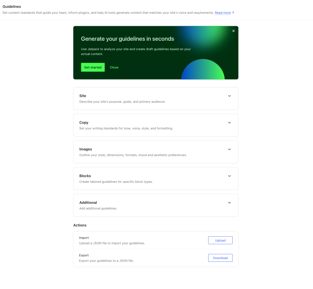 WordPress.com Guidelines