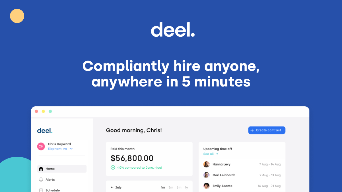Deel: Revolutionizing Remote Team Management