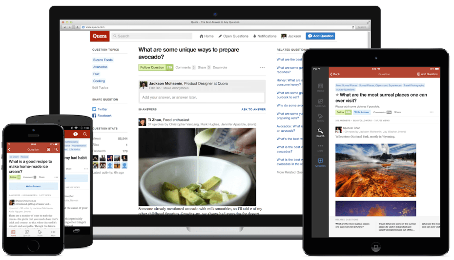 Quora… only people you follow can send you direct messages