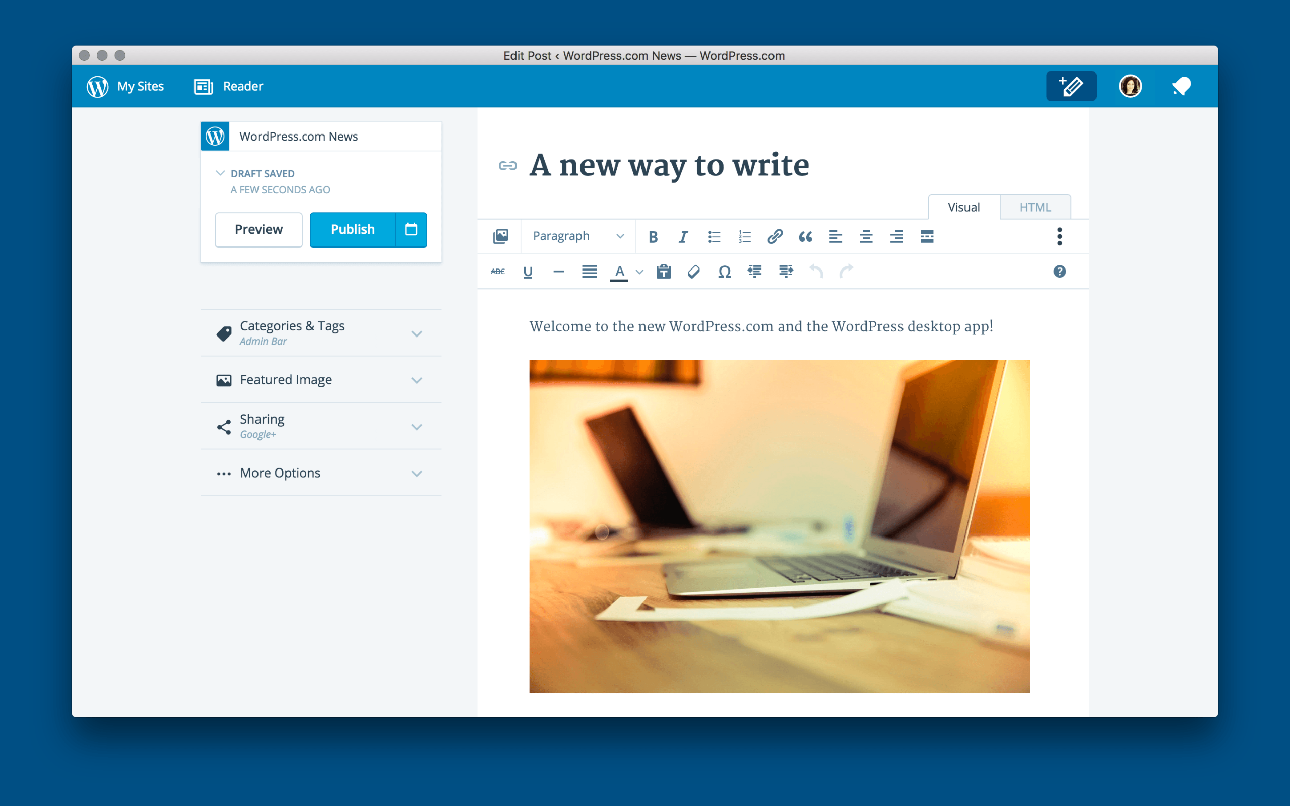 WordPress.com got a new face and open-sourced
